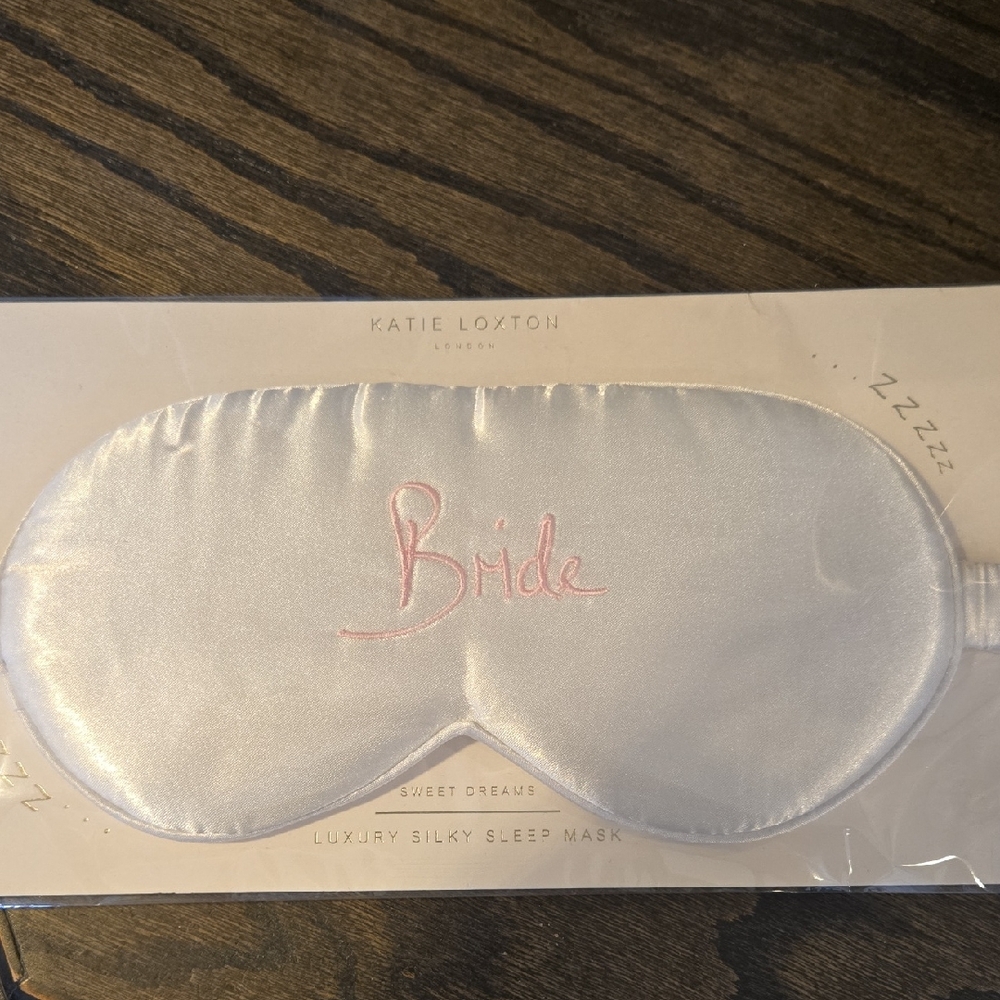 Katie Loxton White Sleep Mask